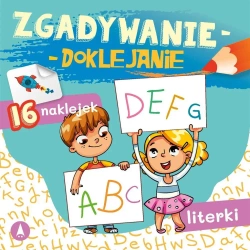 Zgadywanie-doklejanie. Literki - Sabina Grabias