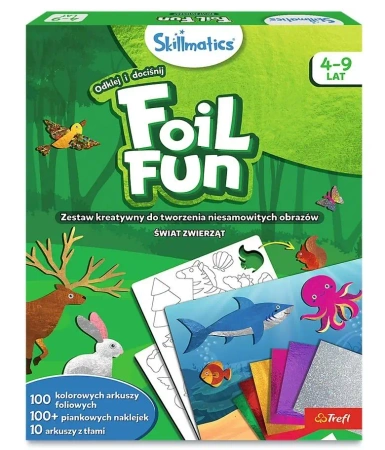 Zestaw Skillmatics Foil Fun Świat Zwierząt - Trefl