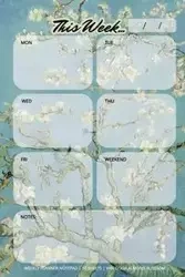 Weekly Planner Notepad - Llama Bird Press