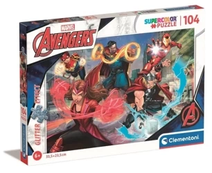 Puzzle 104 Brokat The Avengers - Clementoni