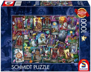 Puzzle PQ 1000 Karty Tarota - Schmidt
