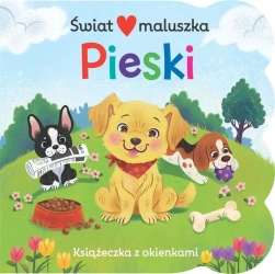 Książeczka z okienkami. Świat maluszka. Pieski - Jessica Gibson