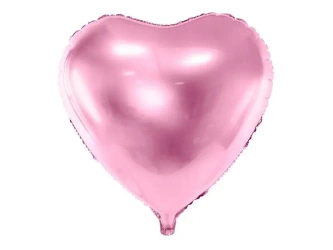 Balon foliowy Serce 45cm jasny róż - PartyDeco