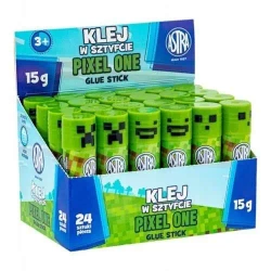 Klej w sztyfcie Pixel One 15g PVA (24szt) ASTRA - ASTRA papiernicze
