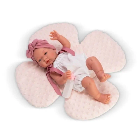 Lalka hiszpańska Maria z kocykiem i butelką 43cm - Asi