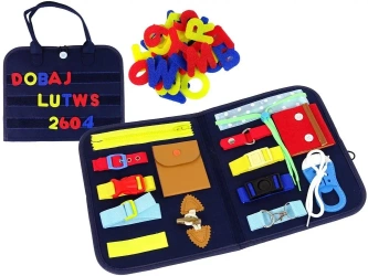 Walizka sensoryczna dla malucha - Leantoys