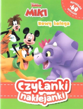 Czytanki naklejanki. Miki. Nowy kolega - praca zbiorowa