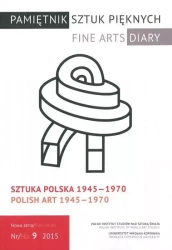 Pamiętnik Sztuk Pięknych 9/2015 - Jan Wiktor Sienkiewicz