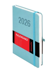 Kalendarz 2026 A5 Memofix DNS błękitny - -