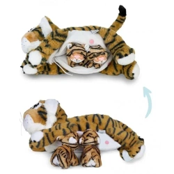 Mama tygrysek z 2 młodymi tygryskami - Mamanimals