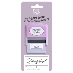 Pieczątka z napisem - Chwytaj chwile - Be-Happy Gifts