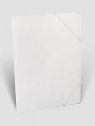 Teczka z gumką narożną A4 Biała - UNIPAP