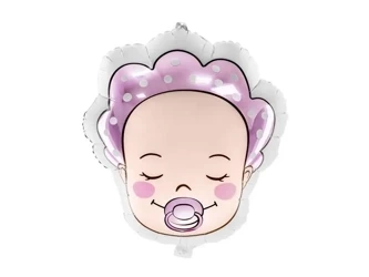 Balon foliowy Bobas Dziewczynka 40x45cm - PartyDeco