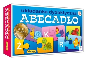 Abecadło. Układanka dydaktyczna - Adamigo