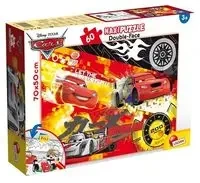 Puzzle dwustronne maxi Auta 60 - Lisciani