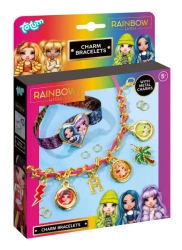 Zestaw do robienia bransoletek z charmsami Rainbow High - Totum