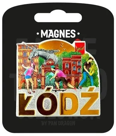 Magnes I love Poland Łódż ILP-MAG-C-LOD-30 - Pan Dragon