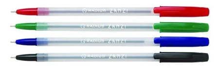 Długopis kulkowy Zanzi 0,7mm niebieski (50szt) - Radius