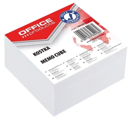 Karteczki nieklejone białe 85x85x40mm - Office