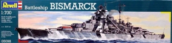 Statek 1:700 Battleship Bismarck - Revell