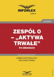 eBook Zespół 0 – „Aktywa trwałe” po zmianach - Izabela Motowilczuk