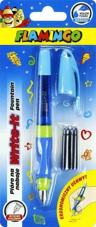 Pióro Na Naboje Write-it niebieskie Flamingo