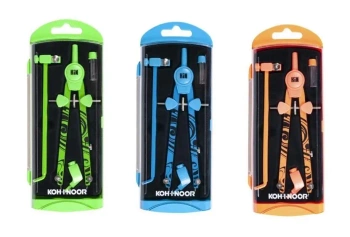 Zestaw z cyrklem 4 elementy - Koh-I-Noor