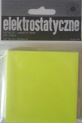 Karteczki elektrostatyczne 75x75mm 100K żółte - Ziemia Obiecana