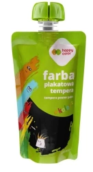 Farba tempera 100ml czarny HAPPY COLOR - GDD