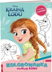 Kraina Lodu. Kolorowanka według kodu - praca zbiorowa