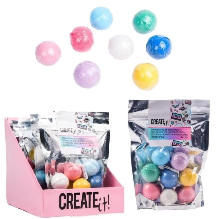 Kąpielowe bomby mini 8 szt. CREATE IT! - Canenco