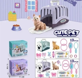 Pojemnik z kotem i akcesoriami - Merkpol