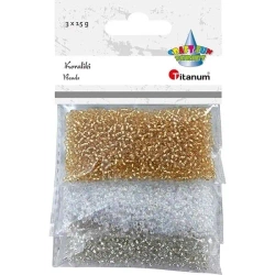 Koraliki plastikowe 15g - Titanum
