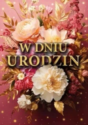 Karnet B6 3D W dniu urodzin - Armin Style