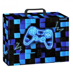 Teczka z rączką A4/95mm Pad blue - STARPAK