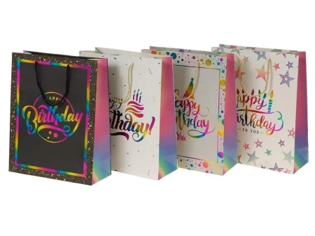 Torebka prezentowa 32x26x10cm MIX - ADAR