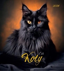 Kalendarz 2026 ścienny 32x32cm Koty - AVANTI