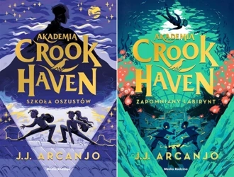 Akademia Crookhaven Szkoła oszustów + Zapomniany labirynt PAKIET - J. J. Arcanjo