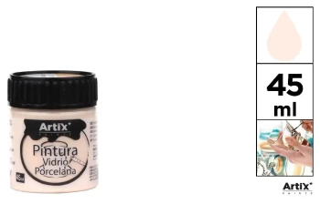 Farba do szkła i ceramiki cielista 45ml (6szt) - Artix