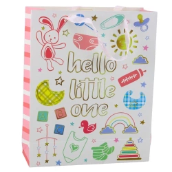 Torba prezentowa Hello Little 32x26x10cm - Leantoys