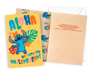 Karnet Urodziny Stitch - Kukartka
