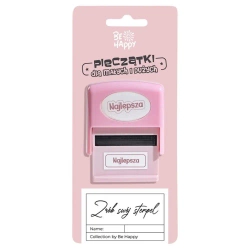 Pieczątka z napisem - Najlepsza - Be-Happy Gifts