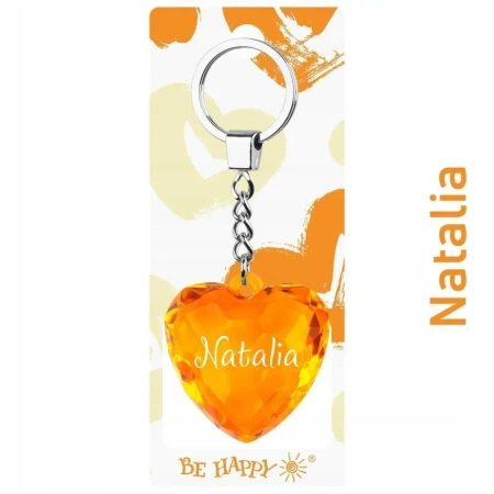 Brelok Serce Natalia - Be-Happy Gifts