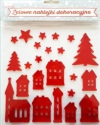 Żelowe naklejki dekoracyjne - BN Miasteczko - MCD