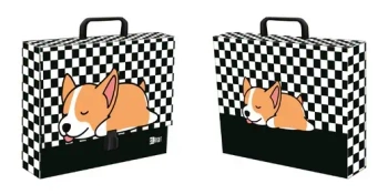 Teczka z rączką A4 XL Sleepy Corgi - ST-MAJEWSKI