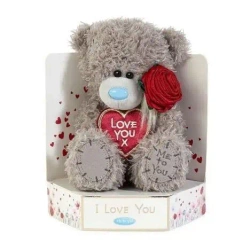 Miś - Love You x z różą 18cm - Carte Blanche Greetings Ltd.