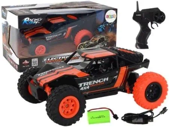 Autko terenowe R/C 1:24 pomarańczowe - Leantoys