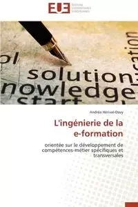 L'ingénierie de la e-formation - HERISSE-DAVY-A