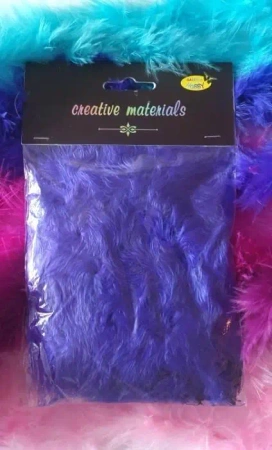 Girlanda z piór fioletowa 2m - Galeria Hobby