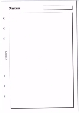 Wkład do organizera MEM/A5 Notes - Antra